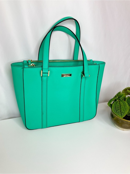 kate spade Handbags - KATE SPADE Turquoise Tote Handbag - Structured Everyday Shoulder Bag